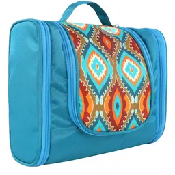 mike bags Mike Travel Organizer Teal Blue -  Height 10 Inches image 3