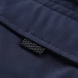 Kookie Kids Full Sleeves Solid Color Hooded Jacket - Navy Blue image 3