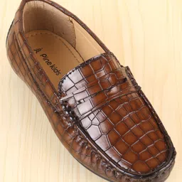 Pine Kids  Slip On Loafer Shoes -  Brown image 3