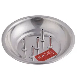 HAZEL Agarbatti Stand for Pooja | Incense Stick Holder | Agarbatti Stand with Ash Catcher With 5 Holes | Stainless Steel Udbatti Ghar Agardan for Puja image 4