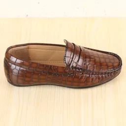 Pine Kids  Slip On Loafer Shoes -  Brown image 4