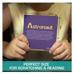 Chalk and Chuckles A to Z Space Adventure-Scratch Art 26 Cards image 5