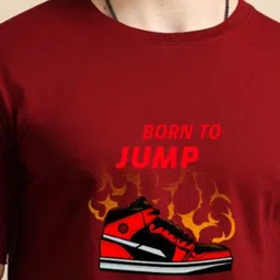 Enciger Men Printed Applique T-shirt image 4
