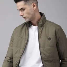 SPYKAR Solid Mock-Collar Padded Jacket-picture-36