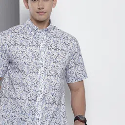 Tommy Hilfiger Men Pure Cotton Floral Printed Casual Shirt-picture-3