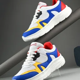 hoversoul Hoversole Men's Huego White & Blue Casual Running Shoes image 1