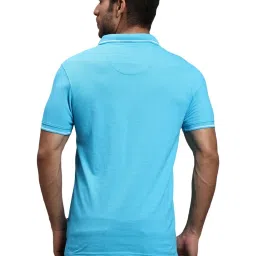 Parx Blue Regular Fit Polo T-Shirt image 2