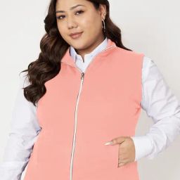 BRINNS Pink Solid Casual Jacket-picture-10