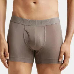 Jockey Dark Khaki Trunks image 1