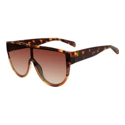 STEVE MADDEN Brown Round UV Protection Unisex Sunglasses image 1