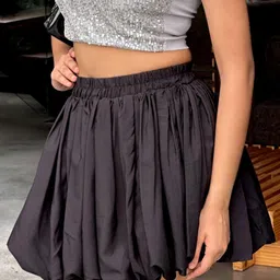 TANDUL Mini-Length Flared Skirts image 4