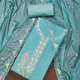 Maroosh Embroidered Pure Cotton Unstitched Dress Material-picture-39