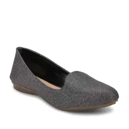 Salario Women's Black Flat Ballets-image-1