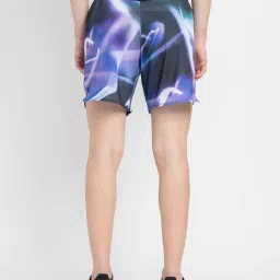 Adidas Purple Regular Fit Printed Sports Shorts image 2