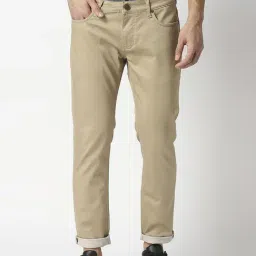 Dragon Hill Khaki Slim Fit Jeans-image-30