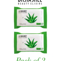 Dr.Rashel Aloe Vera Face Wipes - Pack of 2 (25 Wipes Each) image 2