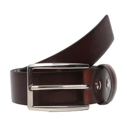 BULCHEE Brown Leather Formal Belt for Men image 1