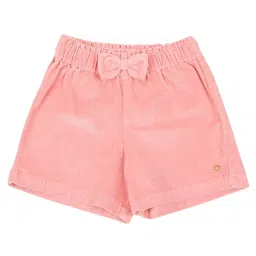 Gini & Jony Kids Pink Solid Shorts image 1