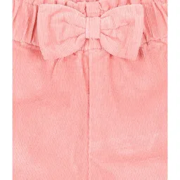 Gini & Jony Kids Pink Solid Shorts image 3