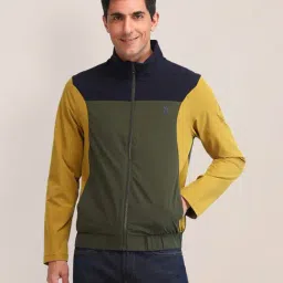 U.S. Polo Assn. Green Polyester Regular Fit Logo Jacket image 3