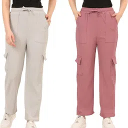 cubihexa Girls Mario Cargo Pants Pack of 2-picture-13