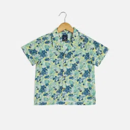 Allen Solly Kids Multicolor Printed Shirt image 1