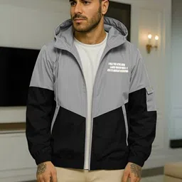 MOTREX Men Colourblocked Lightweight Sporty Jacket image 4