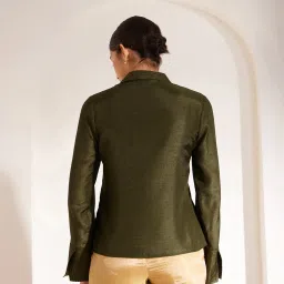 Fablestreet Olive Regular Fit Shirt image 2