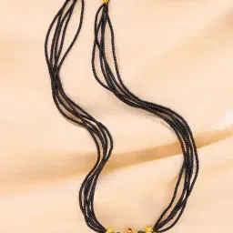 P.N.Gadgil Jewellers 22k Brilliant Bead Cascade Gold Choker-picture-42
