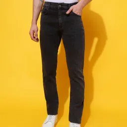 Belliskey Black Skinny Fit Lightly Washed Jeans image 1