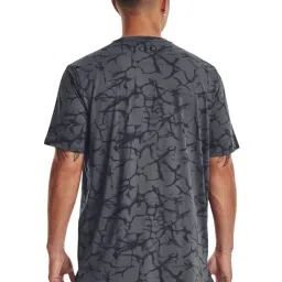 Under Armour Grey Regular Fit Printed Sports T-Shirt image 2