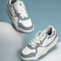 Red Tape Women's Slam Dunk Classics Light Blue Casual Sneakers image 1