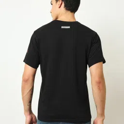 Lee Black Cotton Comfort Fit Printed T-Shirt image 2