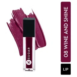 Sugar Cosmetics Smudge Me Not Liquid Mini Lipstick 08 Wine And Shine - 1.1 gm image 2