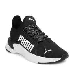 Puma Kids Black & White Walking Shoes image 2