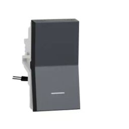 schneider electric Schneider Unica Pure 16A 1 Module Volcanic Grey Switch with Indicator, UNS161SWL1M_GY (Pack of 20)-picture-15