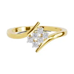 Sparkles Lab Grown Diamond 14k (585) Yellow Gold Ring Women-picture-16