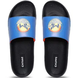 Chupps Men's Mumbai Indians Blue Slides image 1