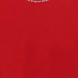 Tommy Hilfiger Red Cotton Relaxed Fit Printed Sweater image 5