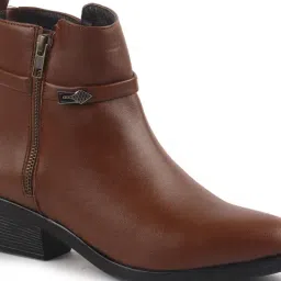 Fausto Women's Tan Casual Boots image 5