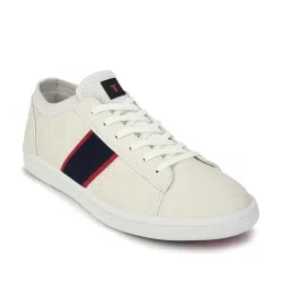 Louis Philippe Men's Cream Casual Sneaker image 2
