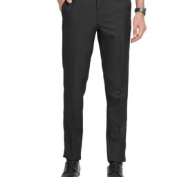 Turtle Black Slim Fit Trousers-picture-12