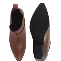 Fausto Women's Tan Casual Boots image 3