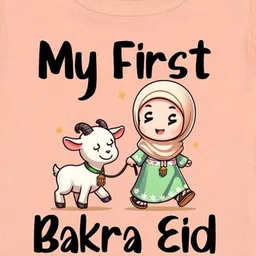 Arvesa My First Eid Printed Bodysuit image 2