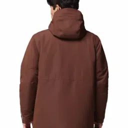 Columbia Brown Regular Fit Hooded Jacket image 3