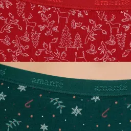 Amante Multicolor Cotton Printed Hipster Panty (Pack of 3) image 4