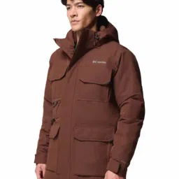 Columbia Brown Regular Fit Hooded Jacket image 4
