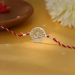 Giva 925 Silver Protected Om Rakhi-image-80