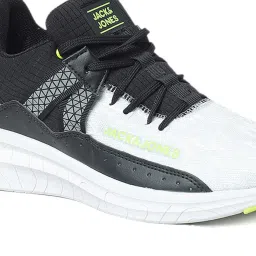 Jack & Jones Men's JFW222 MARTIN FLEX KN LC White Casual Sneakers image 4