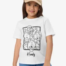 The Souled Store Boys White & Black Cotton Graphic T-Shirt-picture-42